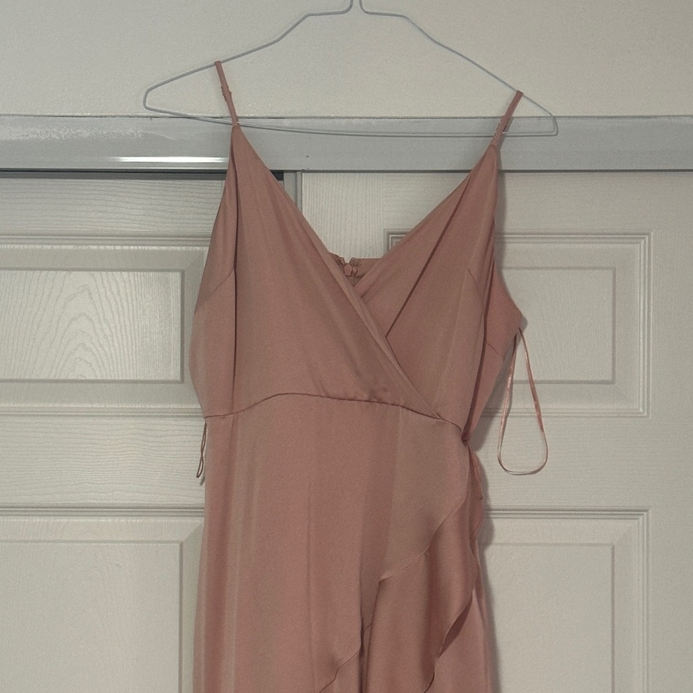 Express Blush Asymmetrical Dress